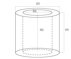 round PTFE tank structure